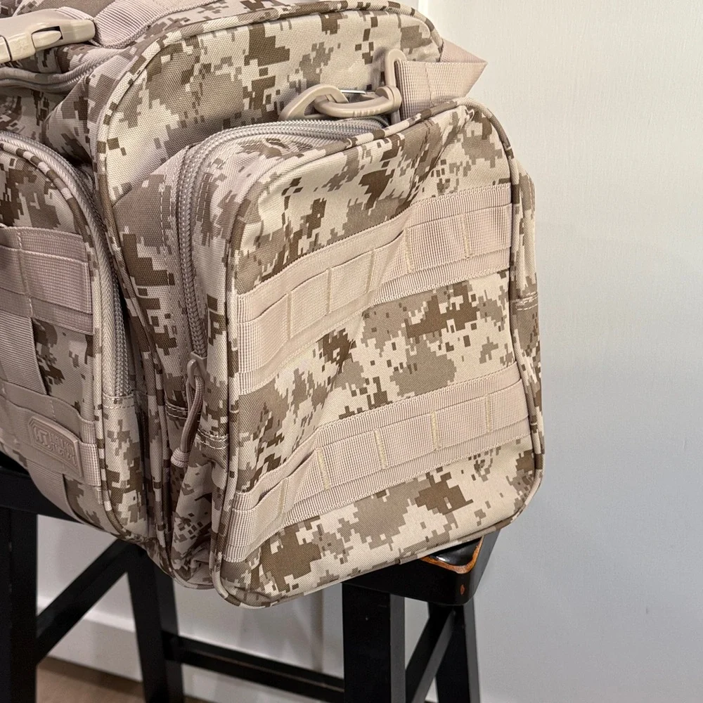 Highland Tactical - Desert Digi Camo Duffel Bag - Tan